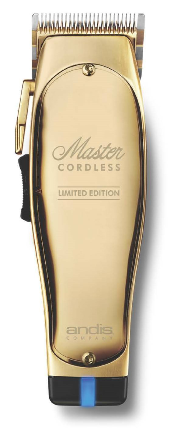 Andis Master MLC Cordless Limited Gold Edition Clipper Lithium-Ion-Clipper Vault