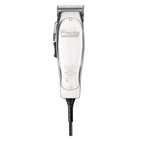 Andis Professional Fade Master Hair Clipper with Adjustable Fade Blade, Silver, Chrome (01690)-Clipper Vault