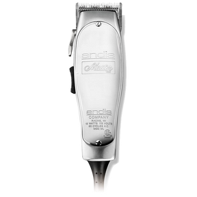 Andis Professional Master Adjustable Blade Hair Clipper, Silver, Chrome (01557)-Clipper Vault