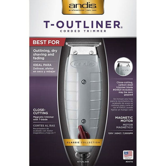 Andis Professional T-Outliner Beard/Hair Trimmer with T-Blade-Clipper Vault