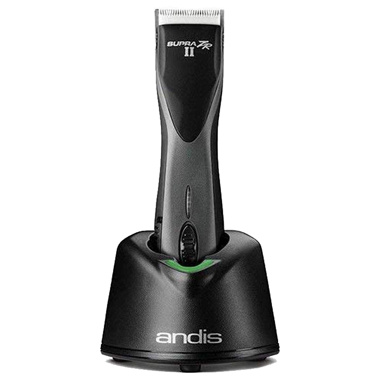 Andis Supra ZR II Cordless 5-Speed Detachable Blade Clipper With Lithium Ion Battery (79005)-Clipper Vault