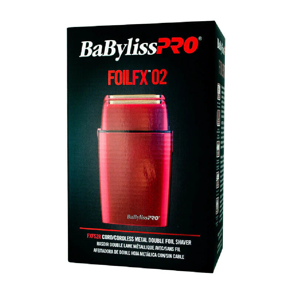 BaByliss Pro Double Foil Shaver (Red)-Clipper Vault