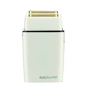 BaByliss Pro Double Foil Shaver (White)-Clipper Vault