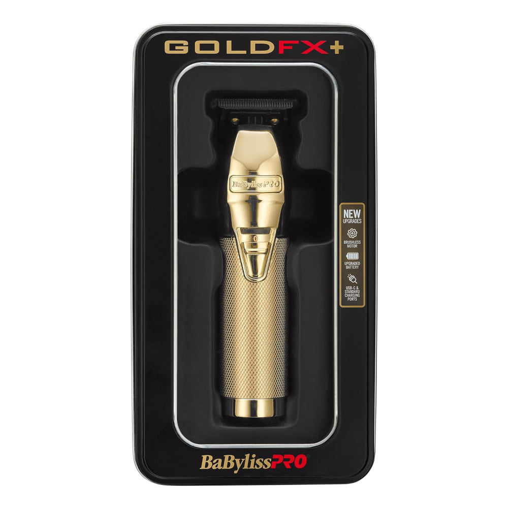 Babyliss Pro FX+ Upgraded All-Metal Lithium Trimmer (Gold / Silver