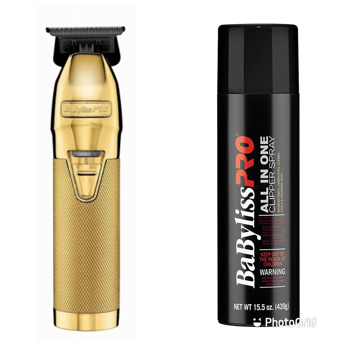 Babyliss Pro FX787 Trimmers + Clipper Spray (All Colors) (Combo)-Clipper Vault