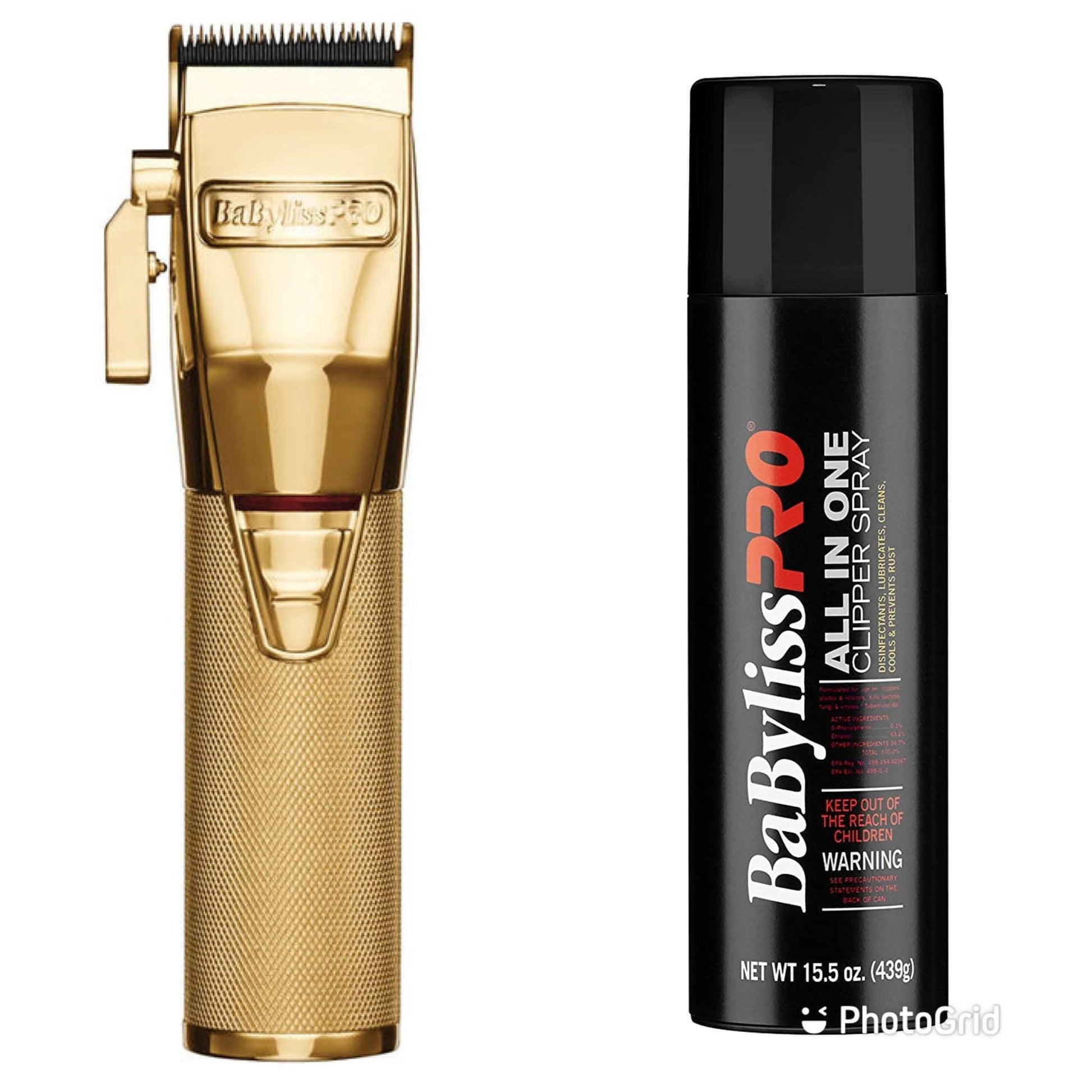 BaByliss Pro FX870 Clippers + Clipper Spray Bundle (Combo)-Clipper Vault