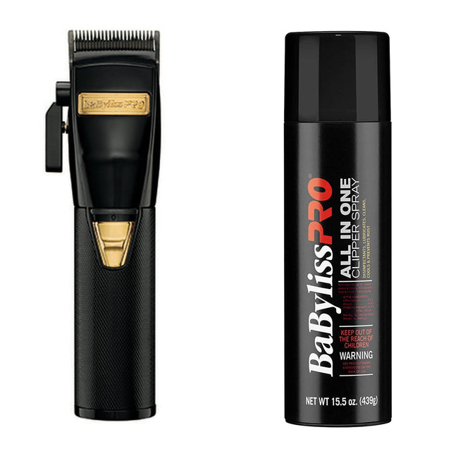 BaByliss Pro FX870 Clippers + Clipper Spray Bundle (Combo)-Clipper Vault
