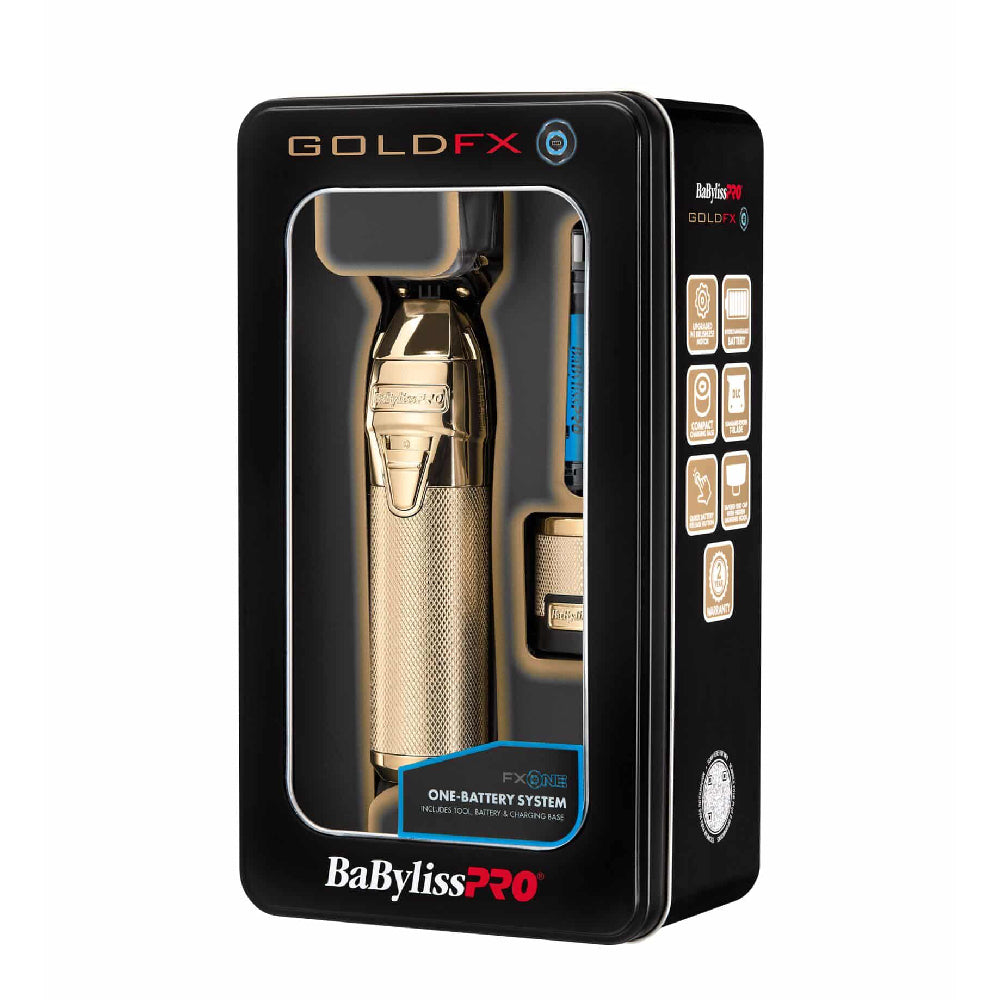 Babyliss Pro FXONE Gold Cordless Trimmer (#FX799G)-Clipper Vault