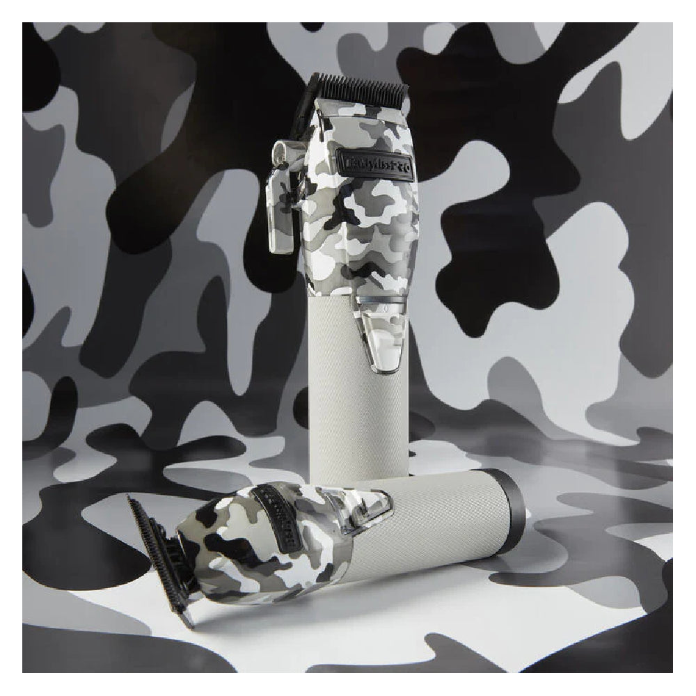 Babyliss Pro Limited Edition Camo Metal Lithium Clipper & Trimmer (FXHOLPK2CAM)-Clipper Vault
