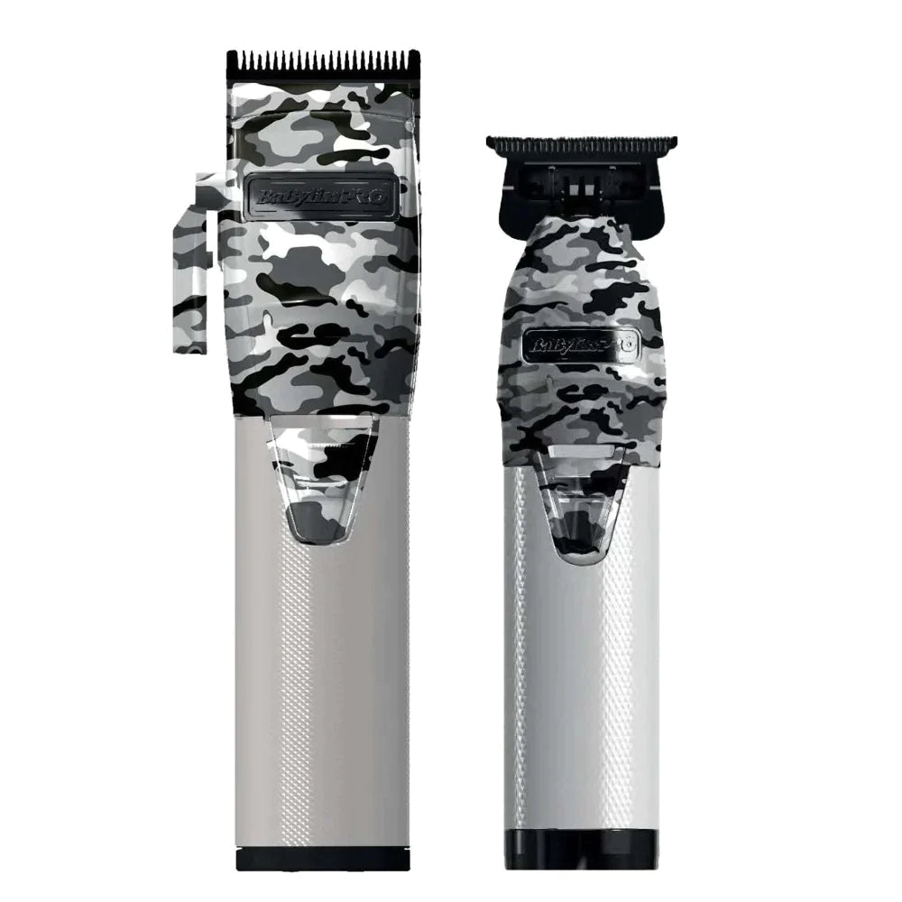 Babyliss Pro Limited Edition Camo Metal Lithium Clipper & Trimmer (FXHOLPK2CAM)-Clipper Vault