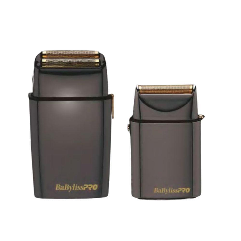 BaByliss Pro LimitedFX Collection Gunmetal Double & Single Foil Shaver Duo-Clipper Vault