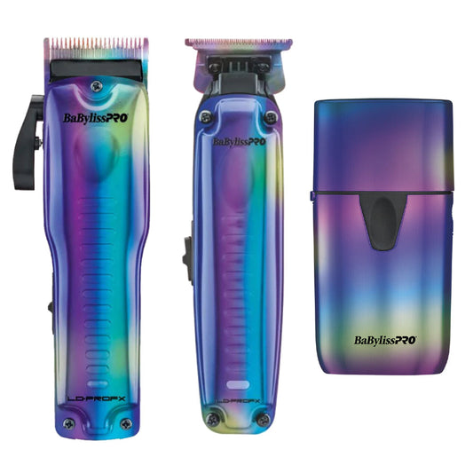 Babyliss Pro Lo-ProFX Clipper, Trimmer, and Shaver - Iridescent (Combo)-Clipper Vault