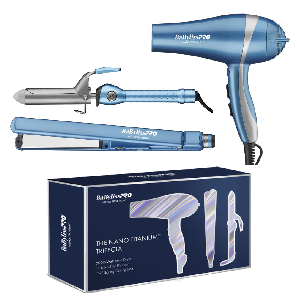 BaByliss PRO Nano Titanium Limited Edition Trifecta Mega Value Gift Set-Clipper Vault