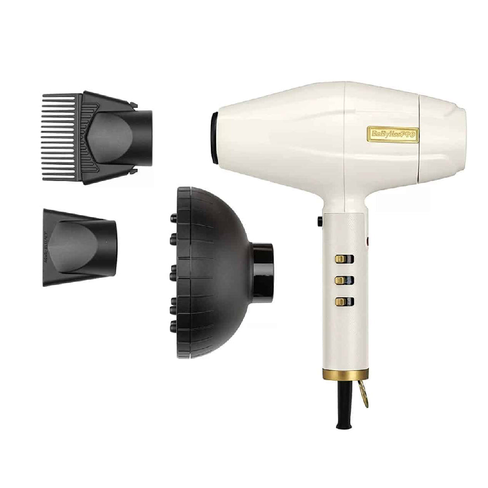 Babyliss Pro WhiteFX Hair Dryer #FXBDW1-Clipper Vault