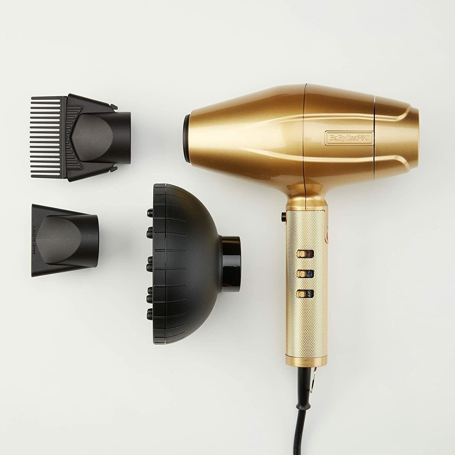 BaBylissPRO GOLDFX High-Performance Turbo Dryer-Clipper Vault