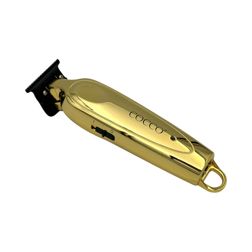 Cocco Pro All Metal Hair Clipper & Trimmer Combo - Gold (Dual Voltage)-Clipper Vault