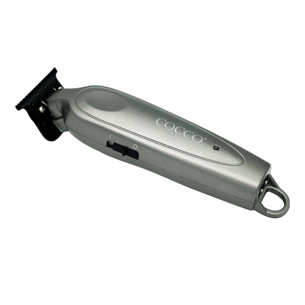 Cocco Pro All Metal Hair Clipper & Trimmer Combo - Gray (Dual Voltage)-Clipper Vault