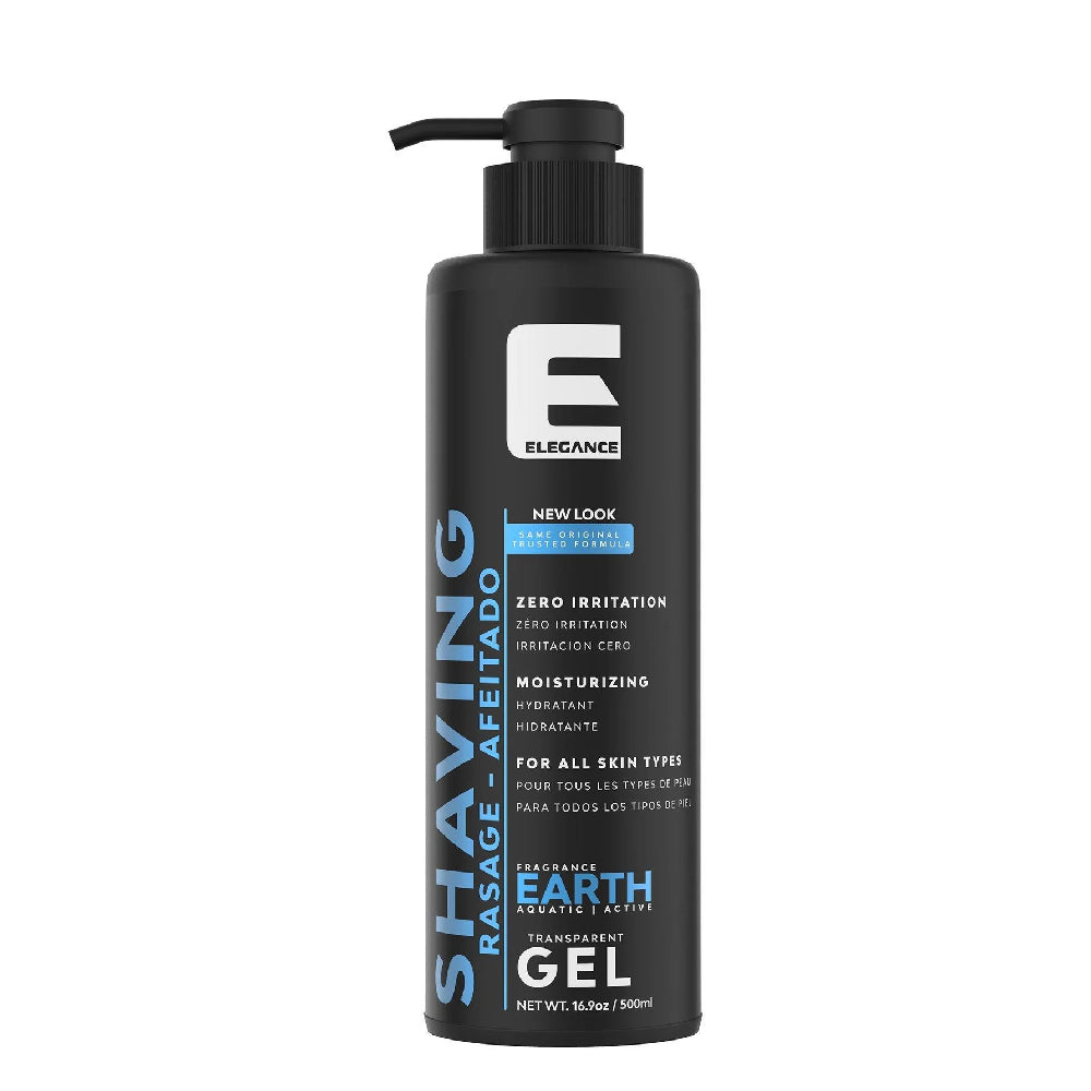 Elegance Shaving Gel Earth 16.9oz 500ml-Clipper Vault