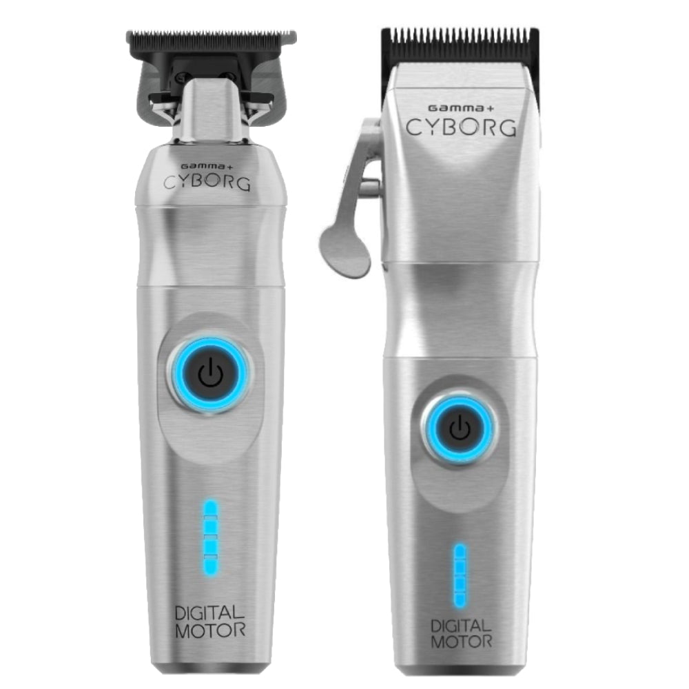 Gamma+ Cyborg Cordless Trimmer + Clipper (Combo) (GP401S/GP604M)-Clipper Vault