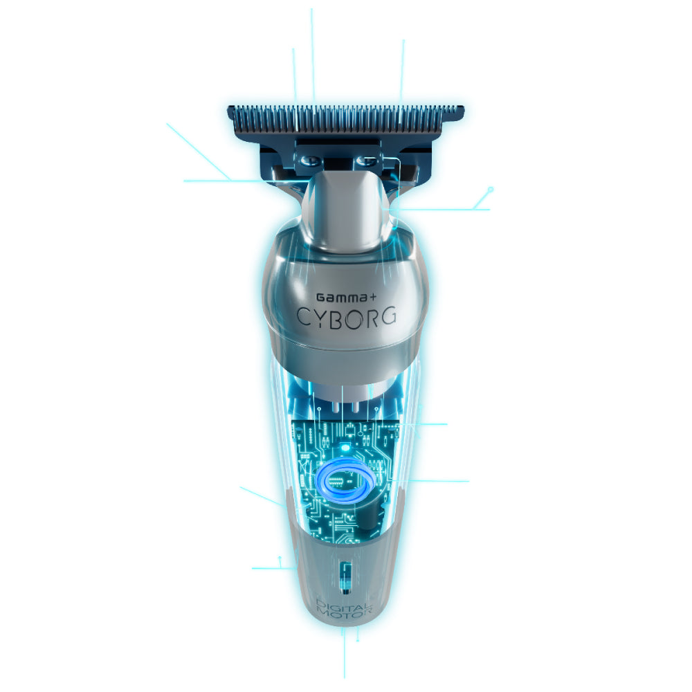 Gamma+ Cyborg Cordless Trimmer + Clipper (Combo) (GP401S/GP604M)-Clipper Vault