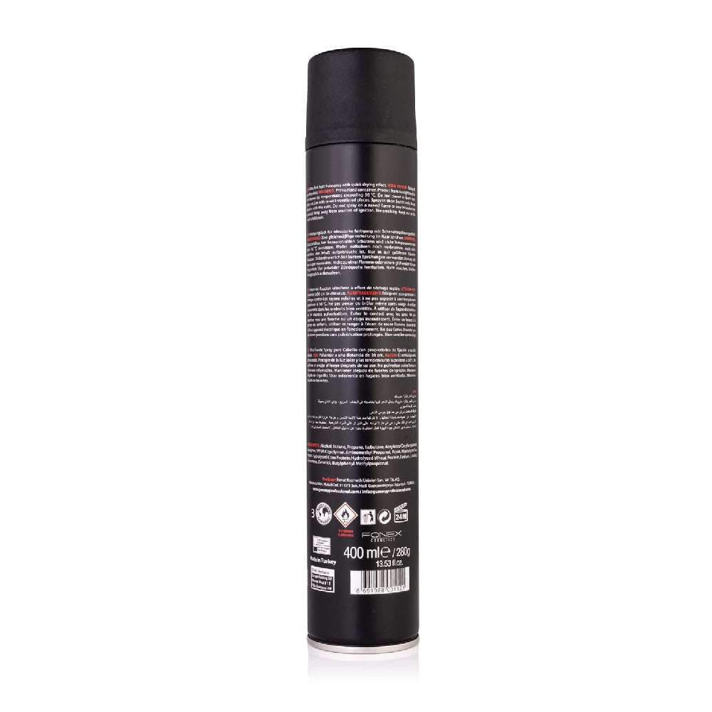 Gummy Keratin Hair Spray Ultra Strong (400ml)-Clipper Vault