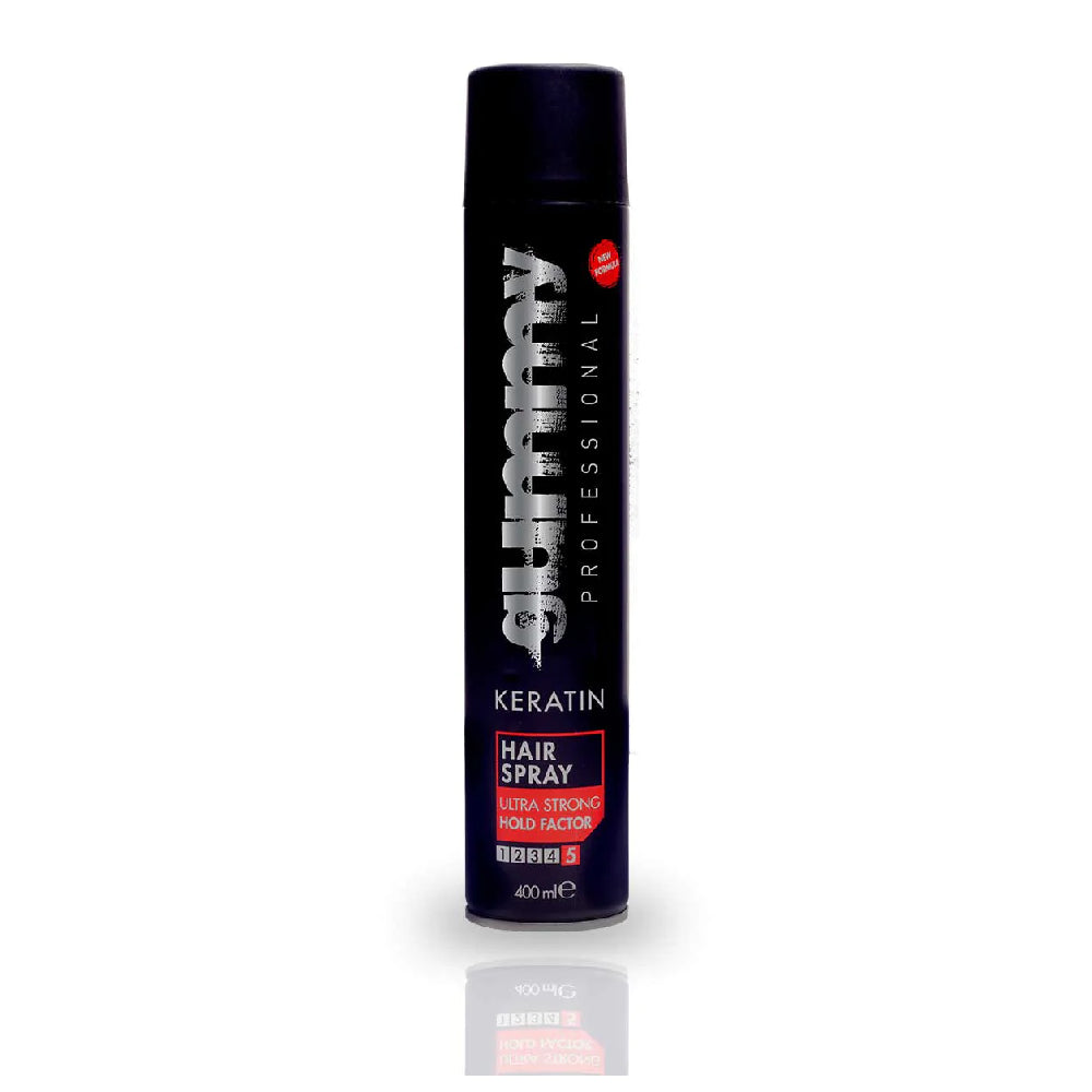Gummy Keratin Hair Spray Ultra Strong (400ml)-Clipper Vault