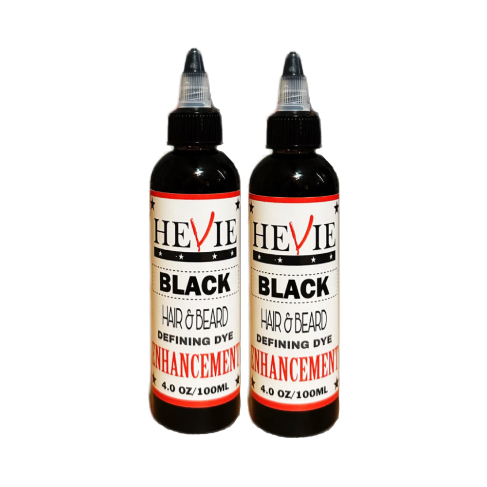 Hevie Enhancement Semi-Permanent Beard & Hair Dye (4 OZ)-Clipper Vault