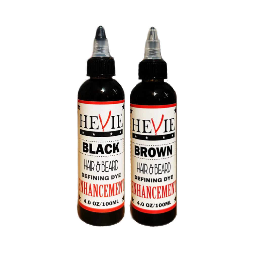 Hevie Enhancement Semi-Permanent Beard & Hair Dye (4 OZ)-Clipper Vault