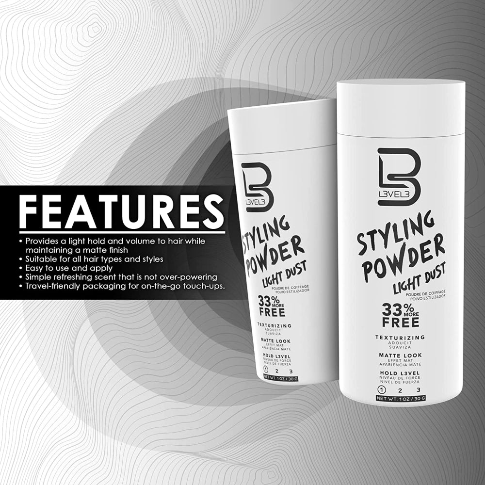 L3VEL3 Light Hold Styling Powder-Clipper Vault