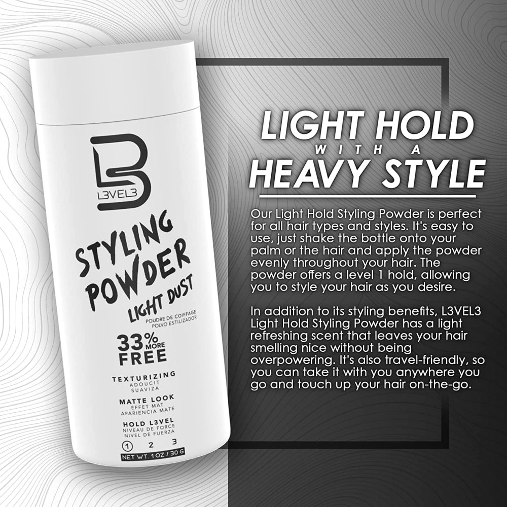 L3VEL3 Light Hold Styling Powder-Clipper Vault