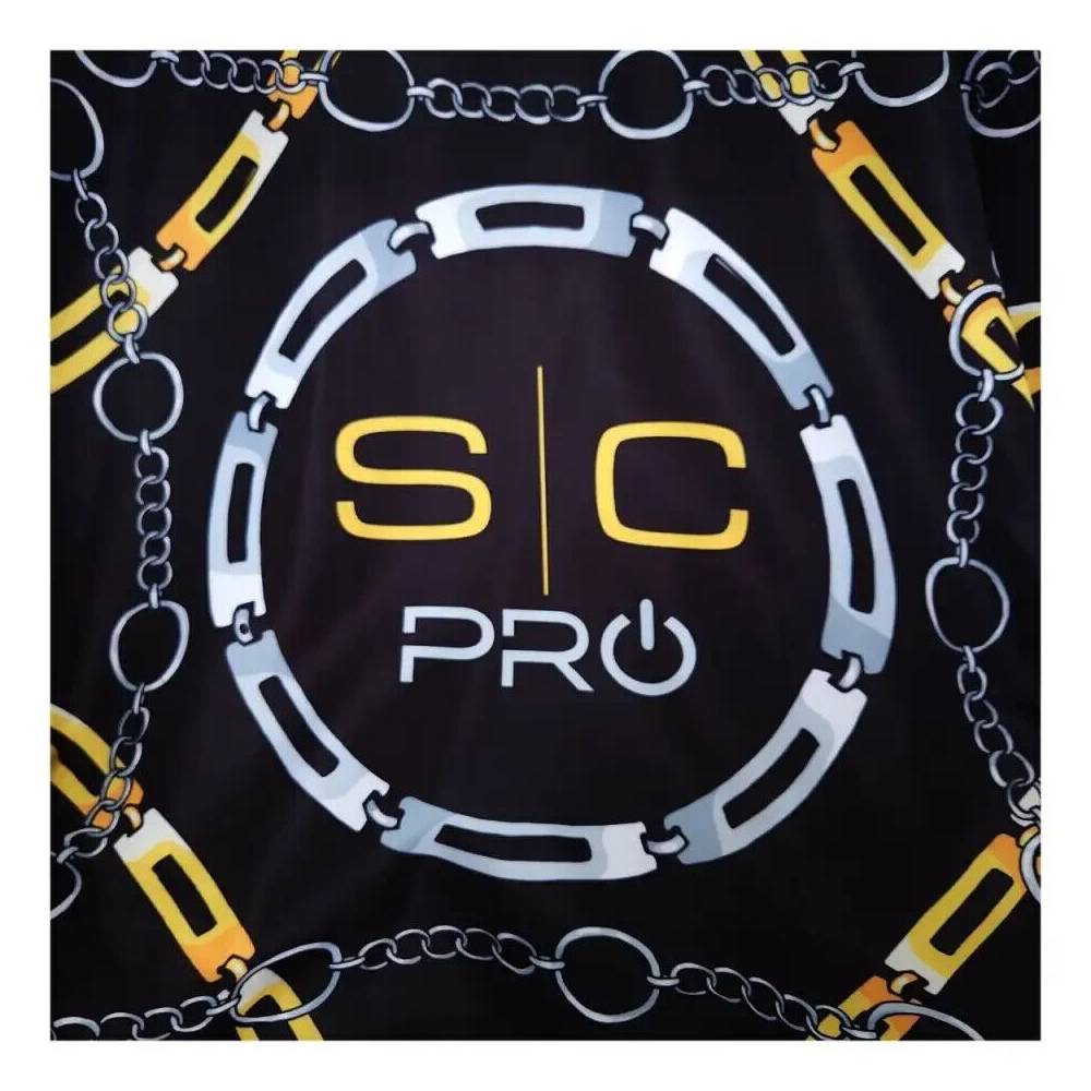 StyleCraft Professional Barber Cutting Cape Chain Design One Size | SC303M-Clipper Vault