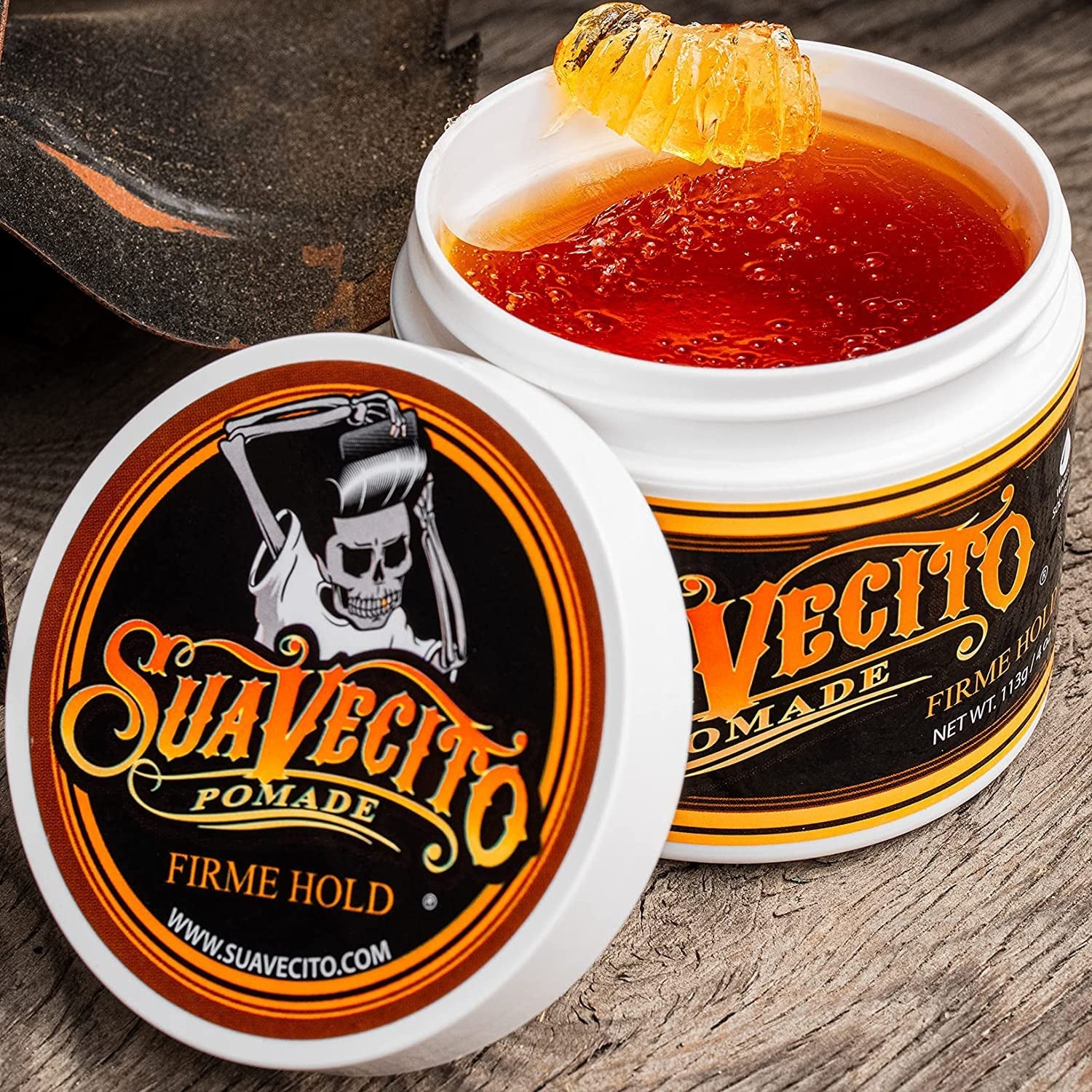 Suavecito Pomade Firme 4oz (Strong)-Clipper Vault