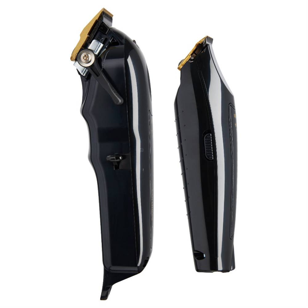 Wahl 5-Star Black/Gold Cordless Barber Combo – Cordless Magic Clip & Cordless Detailer #3025397-Clipper Vault