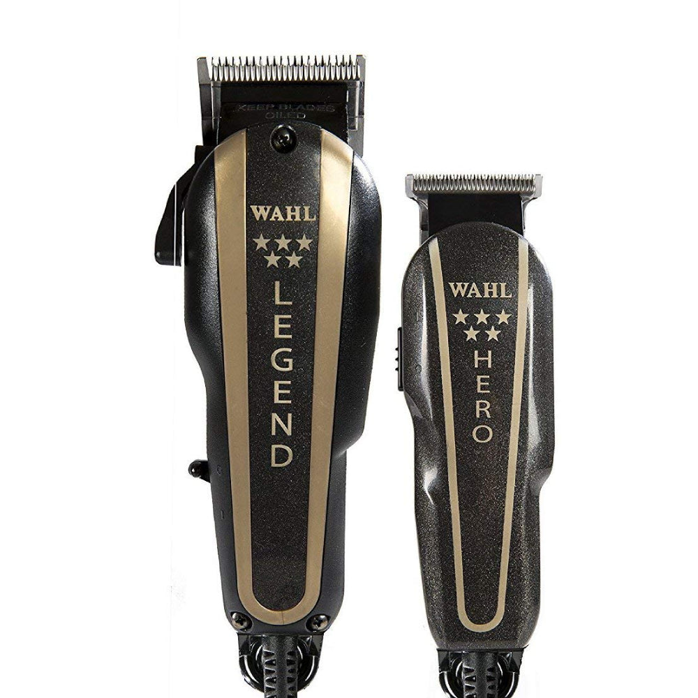 Wahl Professional 5-Star Barber Legend Clipper and Hero T-Blade Combo-Clipper Vault