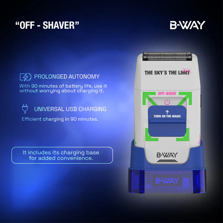 B-Way OFF Shaver White