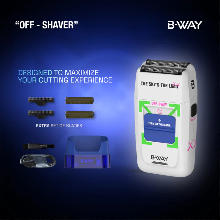 B-Way OFF Shaver White