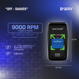 B-Way OFF Shaver Black